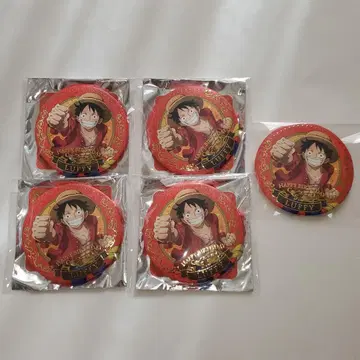 원피스 벌스데이 주얼리 캔뱃지 루피 5개 세트