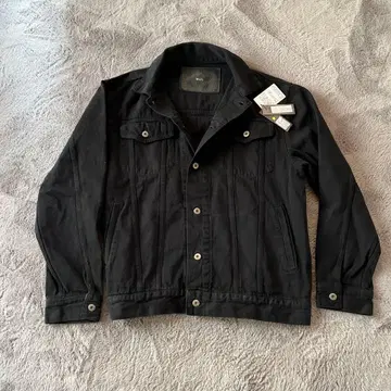 M.U.L 블랙 데님 자켓 택 포함 새상품