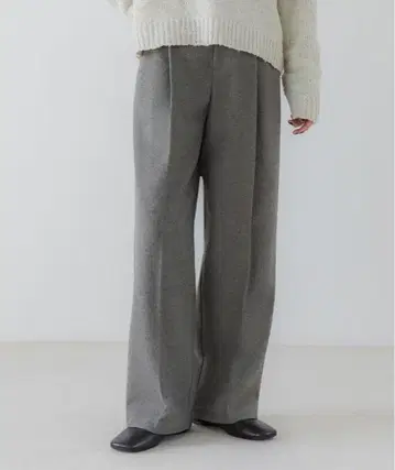 crewre 울 믹스 트위드 슬랙스 gray 2