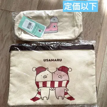 우사마루 파우치 컨버스 콜라보 플랫 파우치 윈터