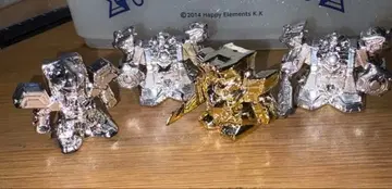 건담 지우개 SD 건담 금 도금 은 도금 피규어 4체 세트 플라스틱 토이