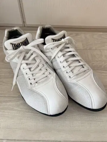 TAMAZAWA 화이트 스파이크 슈즈 27.5