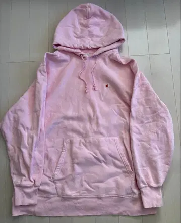 90s 00s 챔피온 리버스 위브 후드티 후디 핑크 XL