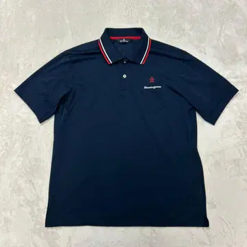 새상품급 Munsingwear 먼싱웨어 네이비 피케 셔츠