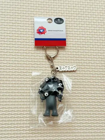 EXPO 2025 블랙미야쿠 입체 PVC 키링 플레이트 포함 BLACK