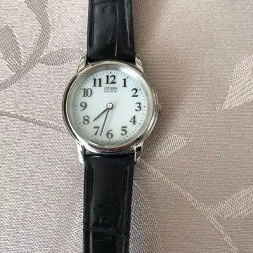 CITIZEN 에코드라이브 쿼츠 손목시계 작동품