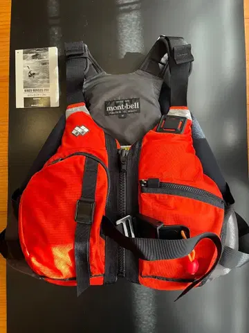 [ 미사용품 ] mont-bell 리버 러너 프로 M 오렌지/그레이1