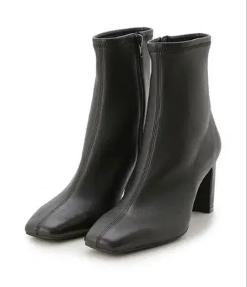 FRAY I.D 램 가죽 스퀘어토 숏부츠 37 블랙