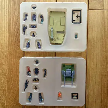 레어! 1/144 보톰즈 AT&비클 컬렉션 vol.1 시크릿 포함 2종