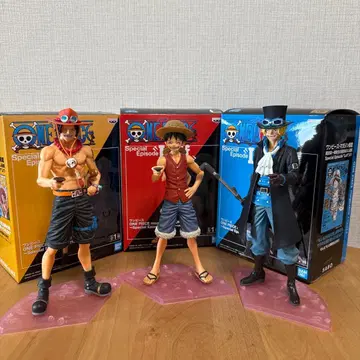 ONE PIECE 스페셜 에피소드 에이스 사보 루피 피규어