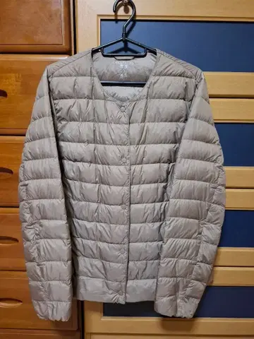 UNIQLO 울트라 라이트 다운 자켓 XXL 베이지