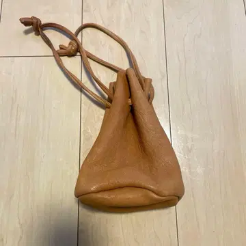 MYTHINKS BUCKET 복조리 백 가죽