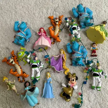 크리스마스 오너먼트 디즈니 캐릭터 스트랩 세트