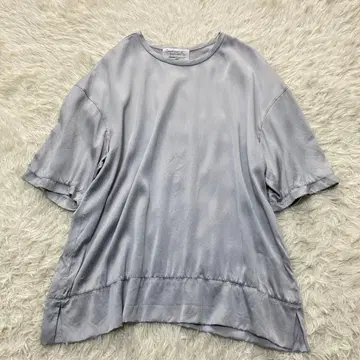 Chaos 모라 티셔츠 그레이 흐림 실크 티셔츠