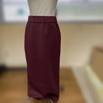 롱 스커트 허리밴딩