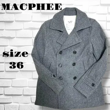 맥피 코트 체스터 코트 롱 코트 울 투모로우랜드