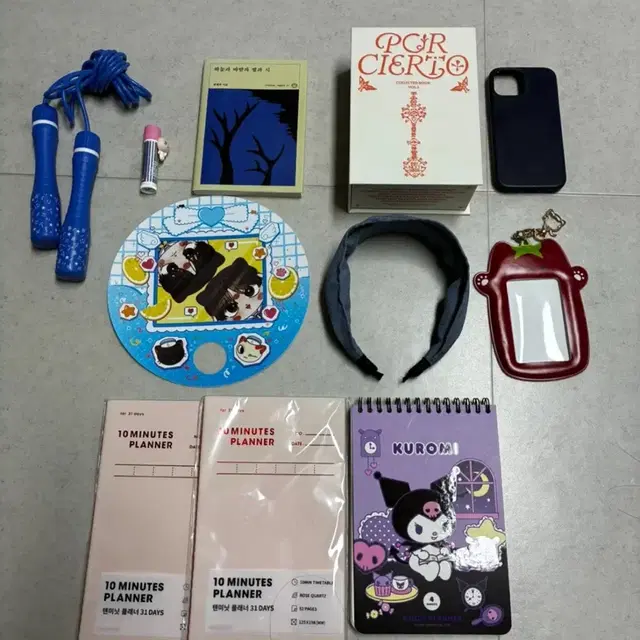 셔츠가방줄넘기컵타폰케이스앨범머리띠부채보넥도세븐틴포카홀더시집플래너립밤네일