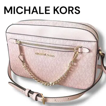 [ 미사용 ] 마이클코어스 JET SET 숄더백 핑크 사선 크로스백