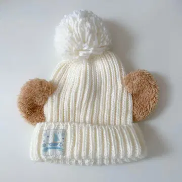 디즈니랜드 더피 귀 달린 니트 모자