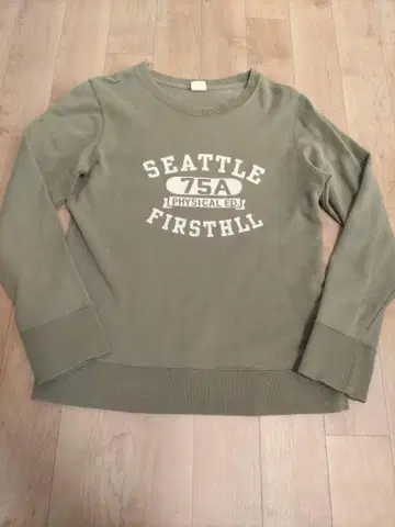 챔피온 챔피온 칼리지 프린트 맨투맨 L 라이트 카키