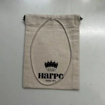 harpo 하르포 목걸이 3mm x 40cm 새상품 수납 가방 있음