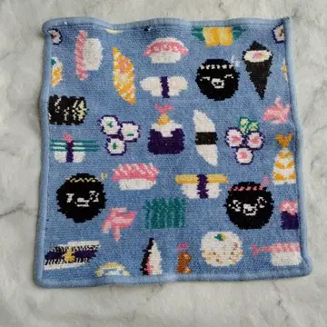 FEILER 스시 & Suica 펭귄 패턴 핸드 타월 타월 손수건