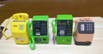 전화 박스 미니어처 세트 4개