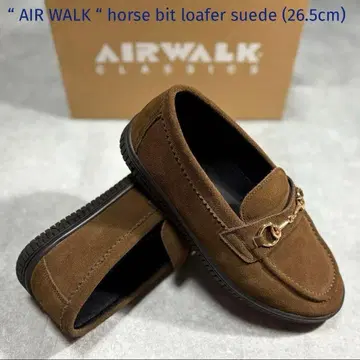 [ 새상품/미사용품 ] 에어워크/AIR WALK/스웨이드/로퍼/26.5