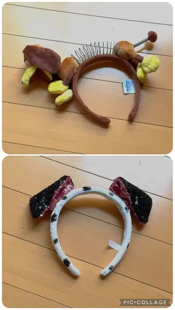 디즈니 슬링키 머리띠 101마리 강아지 머리띠 세트