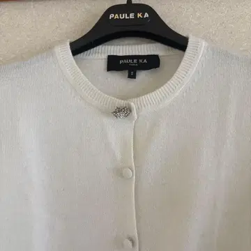 PAULE KA 화이트 가디건 S