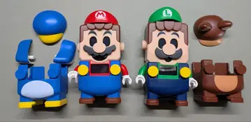 LEGO 마리오 루이지와 펭귄 너굴 옷 갈아입기 세트