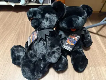 당시 물건 Grateful Teddy Bear BLACK PETER 2체
