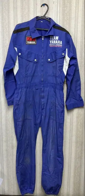 야마하 팀 야마하 오버롤 작업복