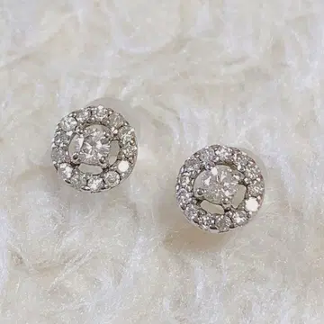 K10 총 0.26ct 귀걸이 다이아몬드