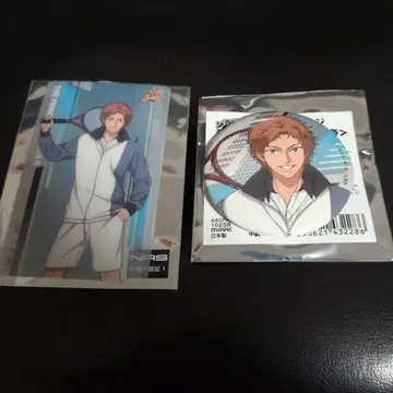 신 테니스의 왕자님 클리어 시트 & 캐릭터 배지 효테이 아쿠타가와 지로