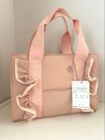 OLIVE des OLIVE 프릴 토트백 핑크