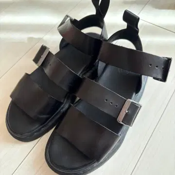 닥터마틴 그리폰 레더 샌들 여성용 블랙 UK4