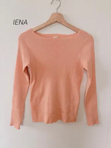 IENA 보트넥 리브 풀오버