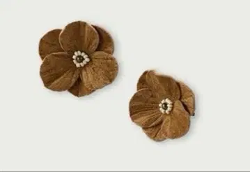 45R 가죽 팬지 귀찌 베이지 인기 완판