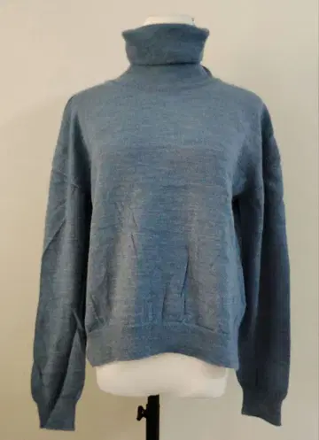 blancvert 일본제 울 100% 멋진 그라데이션 블루 38#35