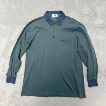 새상품급 dunhill Sport 그레이 피케 셔츠 L