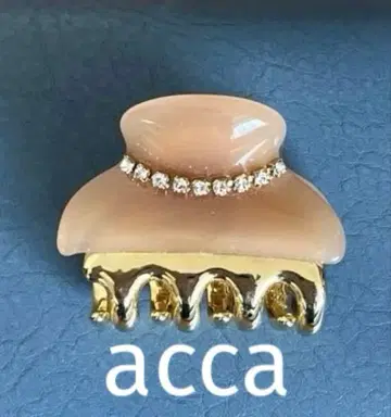 acca 골드 베이지 헤어 클립