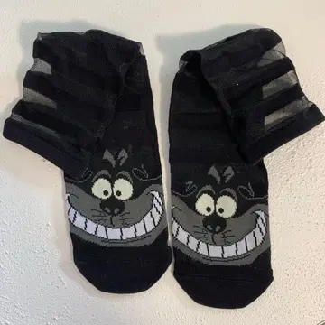 디즈니 이상한 나라의 앨리스 체셔 고양이 양말