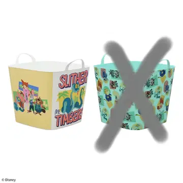 주토피아2 플래티넘 잡화 바스켓 & 큰 담요