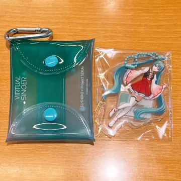 스시로 프로세카 콜라보 한정판 멀티 파우치 하츠네 미쿠