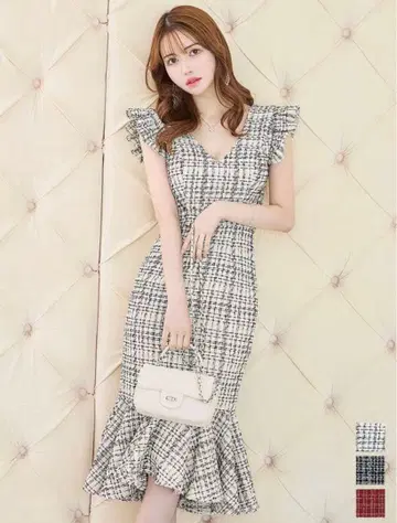 JEWELS 트위드 드레스