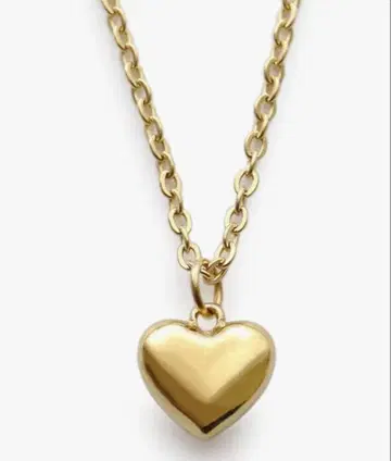 목걸이 여성용 하트 골드 귀여운