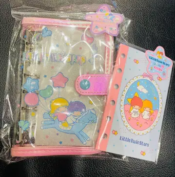 새상품 산리오 리틀트윈스타 씰북 바인더 세트