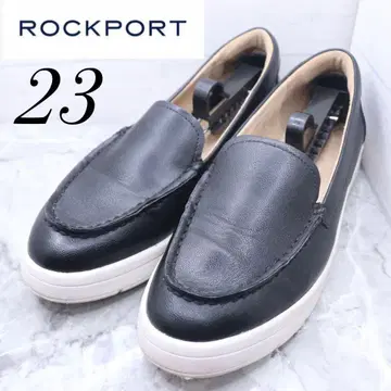 [ 130 ] ROCKPORT 락포트 로퍼 슬립온 가죽 블랙 23
