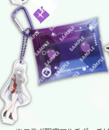 프로세카 스시로 콜라보 멀티 파우치 아크릴 스탠드 요이사키 카나데